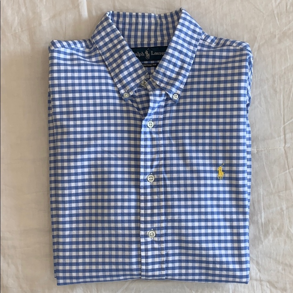 Classic Fit Plaid Oxford Shirt